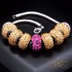 Aproce „BeCharmed Pavé IV (Jonquil & Fuchsia)“ ar Swarovski™ kristāliem
