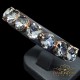 Aproce „Žilbinošais Mirdzums“ ar Swarovski™ kristāliem