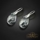 Sudraba auskari „Baroks“ ar Swarovski® kristāliem