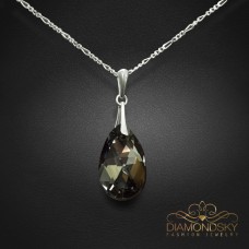 Sudraba kulons „Baroka (Silver Night)“ ar Swarovski™ kristāliem
