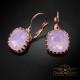 Auskari „Vintāžš V (Rose Water Opal)“ ar Swarovski™ kristāliem