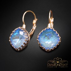 Auskari „Vintage IV (Ocean DeLite)“ ar Swarovski® kristāliem