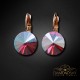 Auskari „Klaris II (Fuchsia Shimmer)“ ar Swarovski™ kristāliem