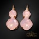 Auskari „Apžilbinošs Mirdzums VI (Rose Water Opal)“ ar Swarovski™ kristāliem