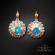Auskari „Clarice IX (Aurora Borealis)“ ar Swarovski® kristāliem