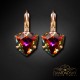 Auskari „Bermudu Trīsstūris (Volcano)“ ar Swarovski™ kristāliem