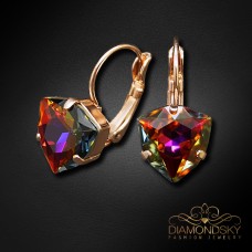 Auskari „Bermudu Trīsstūris (Volcano)“ ar Swarovski™ kristāliem
