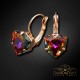 Auskari „Bermudu Trīsstūris (Volcano)“ ar Swarovski™ kristāliem
