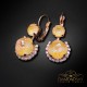 Komplekts sievietēm „Clarice VI (Peach DeLite)“ ar Swarovski® kristāliem