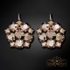 Auskari „Greznība (Rose Gold)“ ar Swarovski™ kristāliem