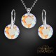 Sudraba komplekts sievietēm „Marianne (Shimmer)“ ar Swarovski® kristāliem