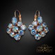 Auskari „Greznība (Light Sapphire Shimmer)“ ar Swarovski™ kristāliem