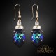 Auskari „Leonora (Bermuda Blue)“ ar Swarovski® kristāliem