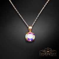 Kulons „Juno (Aurora Borealis)“ ar Swarovski® kristāliem