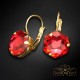 Auskari „Fantāzija (Scarlet)“ ar Swarovski™ kristāliem