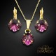 Komplekts sievietēm „Mistika (Amethyst)“ ar Swarovski® kristāliem