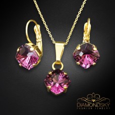 Komplekts sievietēm „Mistika (Amethyst)“ ar Swarovski® kristāliem