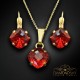 Komplekts sievietēm „Mistika (Scarlet)“ ar Swarovski® kristāliem