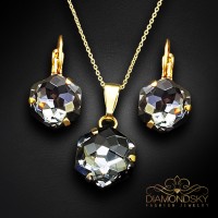 Komplekts „Fantāzija (Silver Night)“ ar Swarovski™ kristāliem