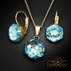 Komplekts sievietēm „Fantāzija (Aquamarine)“ ar Swarovski® kristāliem