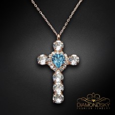 Kulons „For You (Aquamarine)“ ar Swarovski™ kristāliem