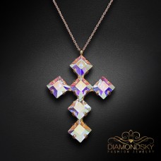 Kulons „Uni (Aurora Borealis)“ ar Swarovski® kristāliem