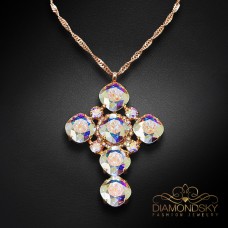 Kulons „Glamour (Aurora Borealis)“ ar Swarovski® kristāliem