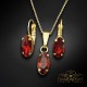 Komplekts „Enigma (Scarlet)“ ar Swarovski™ kristāliem