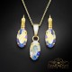 Komplekts sievietēm „Enigma (Aurora Borealis)“ ar Swarovski® kristāliem
