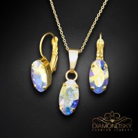 Komplekts sievietēm „Enigma (Aurora Borealis)“ ar Swarovski® kristāliem