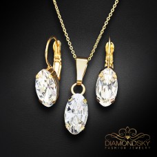 Komplekts sievietēm „Enigma“ ar Swarovski® kristāliem