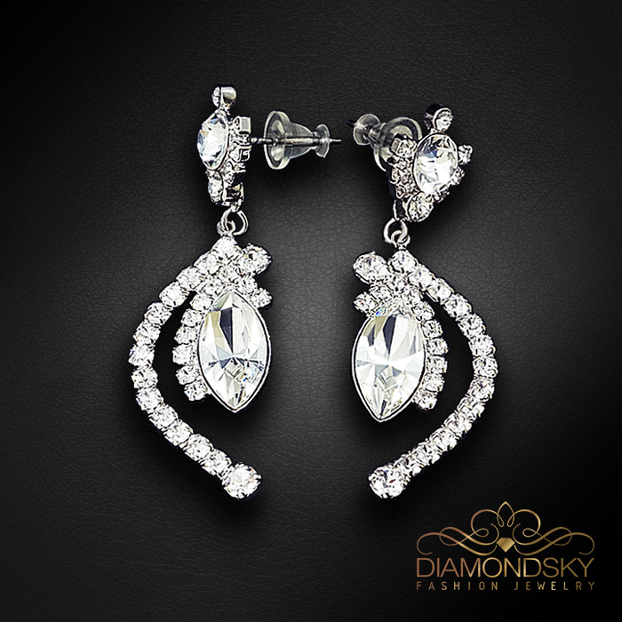 Auskari „J'Adore V“ ar Swarovski® kristāliem