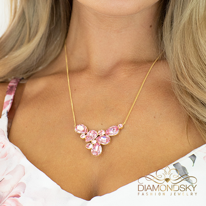 Kulons „Fillory Magic (Light Rose)“ ar Preciosa® kristāliem