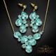 Komplekts sievietēm „Fillory Burvība (Aqua Bohemica)“ ar Preciosa® kristāliem