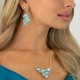 Komplekts sievietēm „Fillory Burvība (Aqua Bohemica)“ ar Preciosa® kristāliem