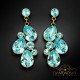 Auskari „Fillori Burvība (Aqua Bohemica)“ ar Preciosa™ kristāliem
