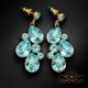 Auskari „Fillori Burvība (Aqua Bohemica)“ ar Preciosa™ kristāliem