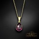 Sudraba kulons „Crystal Drop (Amethyst)“ ar Preciosa® kristāliem