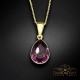 Sudraba kulons „Crystal Drop (Amethyst)“ ar Preciosa® kristāliem