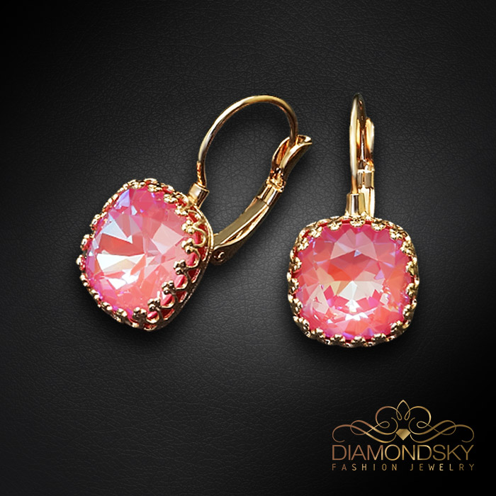 Komplekts sievietēm „Vintage V (Lotus Pink DeLite)“ ar Swarovski® kristāliem