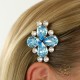Matu sprādze „Kristāla Zieds II“ ar Swarovski™ kristāliem