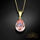 Sudraba kulons „Crystal Drop (Light Rose)“ ar Preciosa® kristāliem