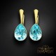Sudraba komplekts „Kristāla Lāse (Aqua Bohemica)“ ar Preciosa™ kristāliem