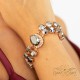 Aproce „Debesu Piliens III (Jet Hematite)“ ar Preciosa™ kristāliem