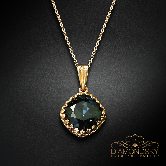 Komplekts sievietēm „Vintage IV (Graphite)“ ar Swarovski® kristāliem