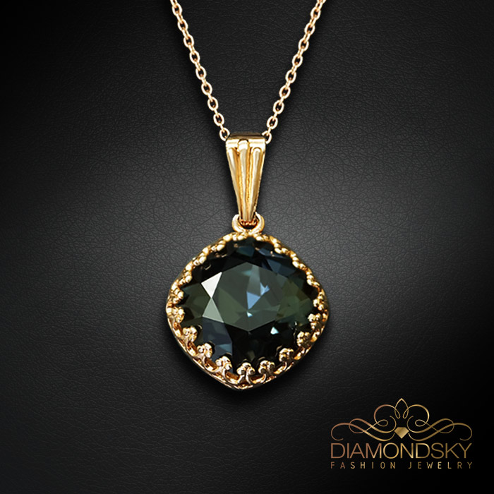 Komplekts sievietēm „Vintage IV (Graphite)“ ar Swarovski® kristāliem
