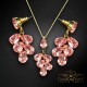 Komplekts sievietēm „Amber II (Light Rose)“ ar Preciosa® kristāliem