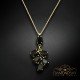 Kulons „Amber II (Jet)“ ar Preciosa® kristāliem