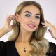 Komplekts sievietēm „Amber II (Jet)“ ar Preciosa® kristāliem