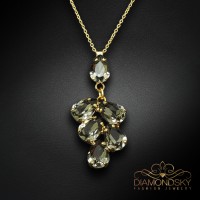 Kulons „Amber II (Black Diamond)“ ar Preciosa® kristāliem
